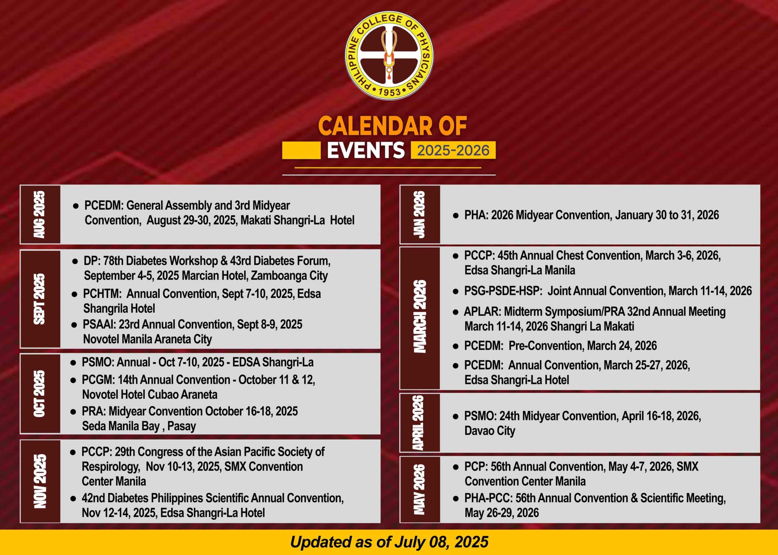 Calendar of Events 2025 (4)